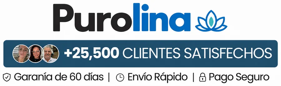 Purolina — +25.500 clientes satisfechos · Garantía 60 días · Envío rápido · Pago seguro