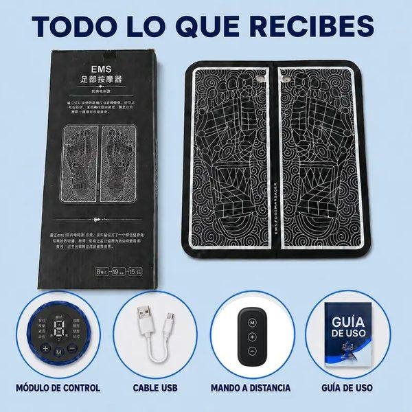 Todo lo que recibes: dispositivo, módulo de control, cable USB, mando a distancia y guía de uso